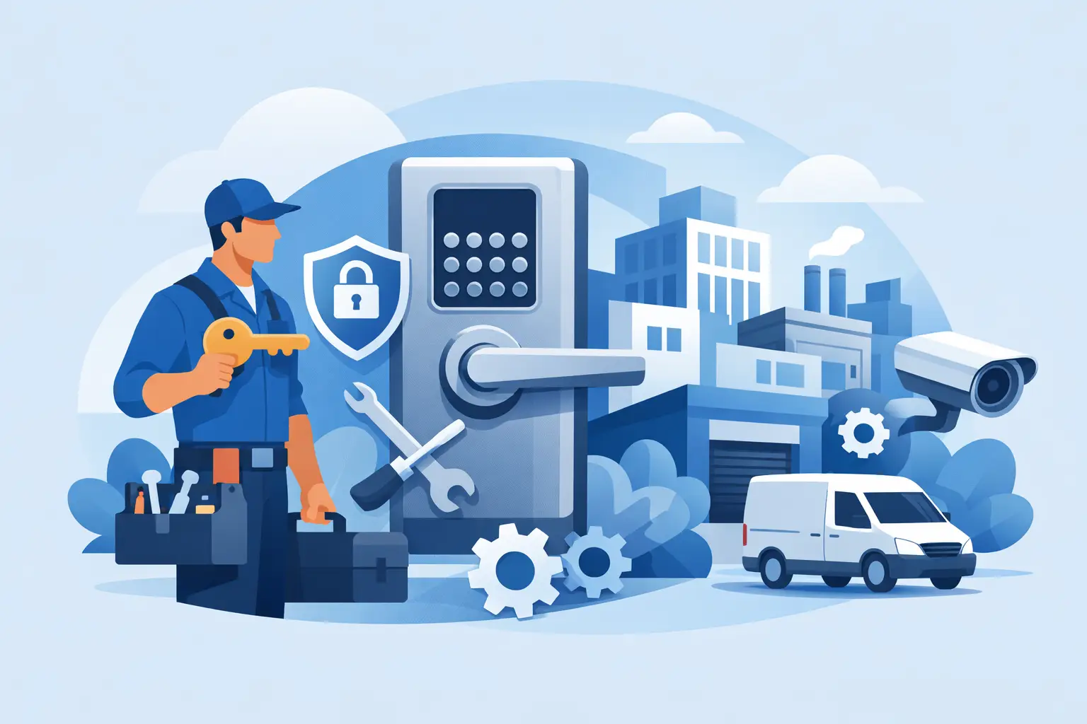 Commercial Locksmith Services That Keep Sites Running