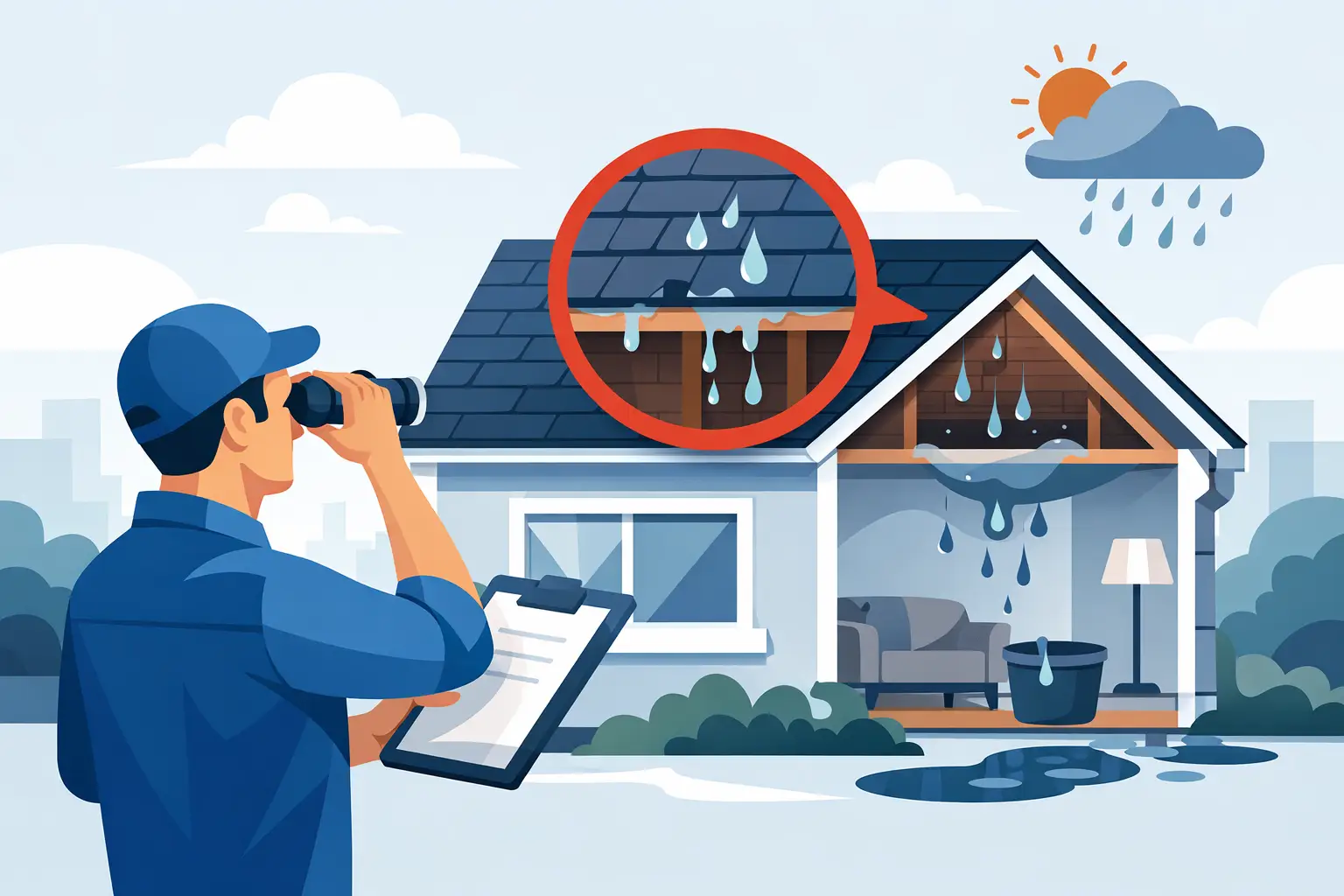 How to Spot Roof Leaks Before Damage Spreads