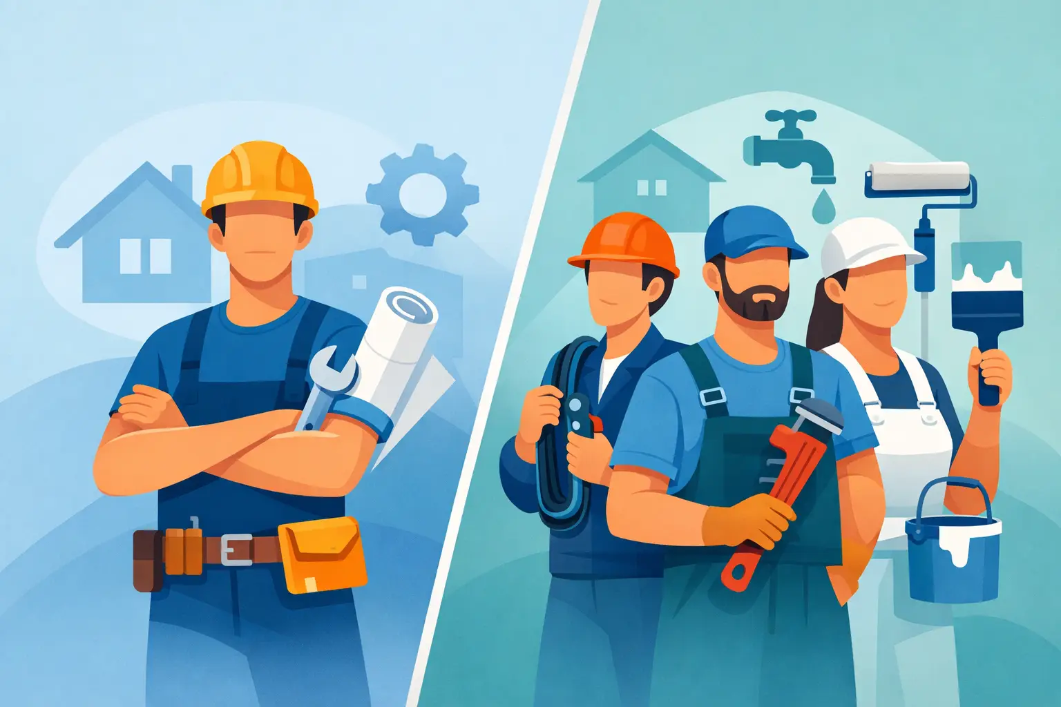 Single Contractor vs Multiple Trades Explained
