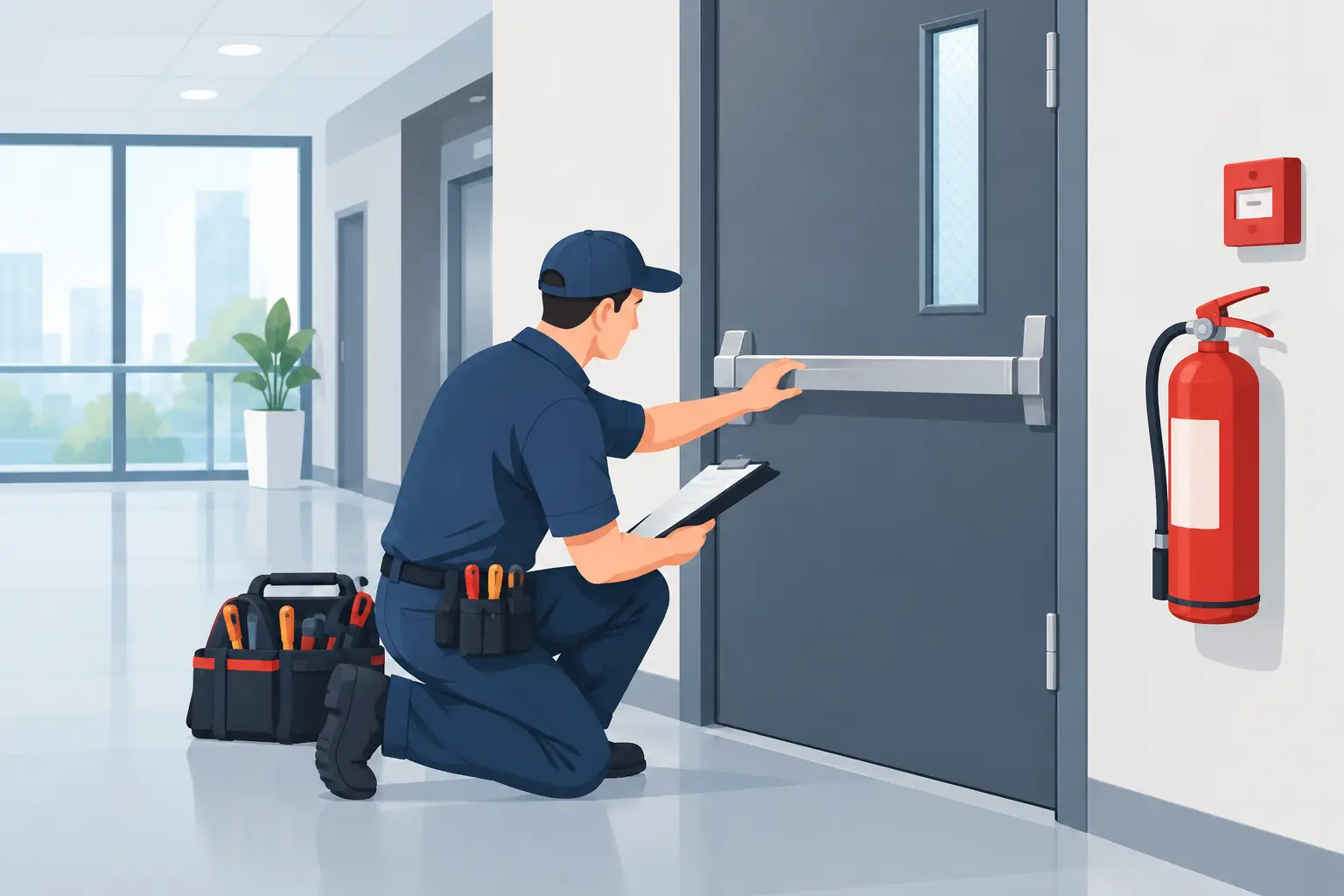 How to Maintain Fire Doors in Commercial Buildings